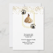 Invitation à la Quinceanera (Dos)