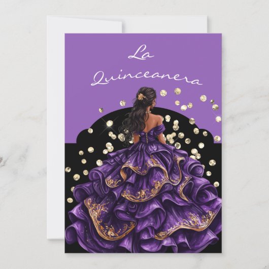 Invitation à la Quinceanera (Devant)