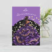 Invitation à la Quinceanera (Debout devant)