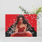 Invitation à la Quinceanera (Debout devant)
