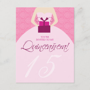 Invitation à la Quinceanera de Fancy Ball Gown (ro