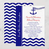 Invitation à la réception après mariage Thème Mari (Devant / Derrière)