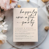 Invitation à la réception de la soirée "Ils vécure