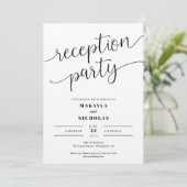 Invitation à la réception de mariage (Debout devant)