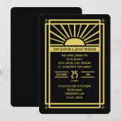 Invitation à la réception de mariage après la céré (Devant / Derrière)