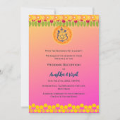 Invitation à la réception de mariage indienne (Devant)