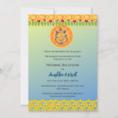 Invitation à la réception de mariage indienne (Devant)