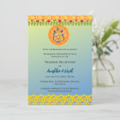 Invitation à la réception de mariage indienne (Debout devant)