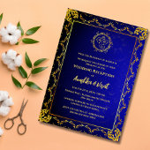 Invitation à la réception de mariage indienne