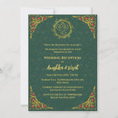Invitation à la réception de mariage indienne (Devant)