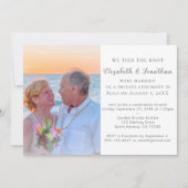 Invitation à la réception de mariage 'Nous avons n (Devant)