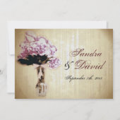 Invitation à la réception du Bouquet vintage (Dos)
