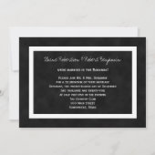 Invitation à la réception du mariage — Tableau de  (Dos)