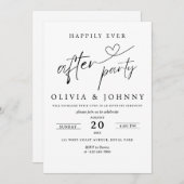 Invitation À La Réception, Heureusement Jamais Apr (Devant / Derrière)