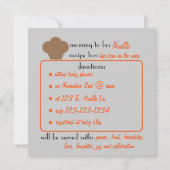 Invitation à la recette Baby Bun (3 oranges) (Dos)