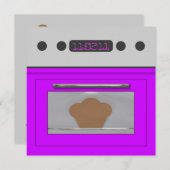 Invitation à la recette Baby Bun (violet) (Devant / Derrière)