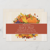 Invitation à la récolte d'automne (Devant / Derrière)