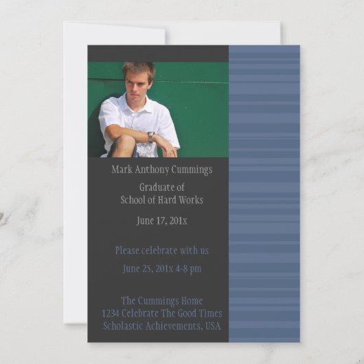 Invitation à la remise des diplômes (Dos)