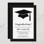 Invitation à la remise des diplômes (Devant / Derrière)