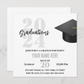 Invitation à la remise des diplômes (Devant / Derrière)