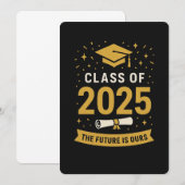 invitation à la remise des diplômes (Devant / Derrière)