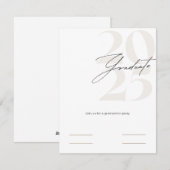 Invitation à la remise des diplômes de 2025 (Devant / Derrière)
