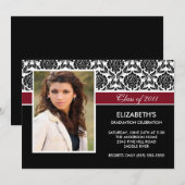 Invitation à la remise des diplômes de Black Damas (Devant / Derrière)