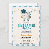 Invitation à la remise des diplômes de dentiste (Devant / Derrière)