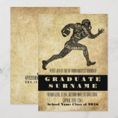 Invitation à la remise des diplômes de football (Devant / Derrière)