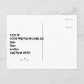 Invitation à la remise des diplômes de la faculté  (Dos)