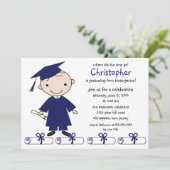 Invitation à la remise des diplômes de Stick Figur (Debout devant)