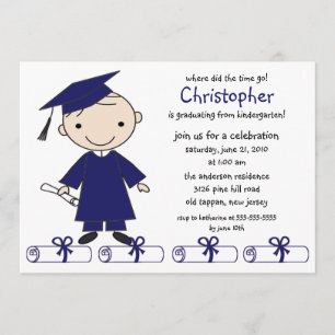 Invitation à la remise des diplômes de Stick Figur