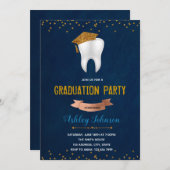 Invitation à la remise des diplômes dentaires (Devant / Derrière)