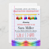 Invitation à la remise des diplômes des enseignant (Devant / Derrière)