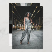 Invitation à la remise des diplômes en typographie (Devant / Derrière)