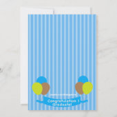 Invitation à la remise des diplômes pour enfants (Dos)