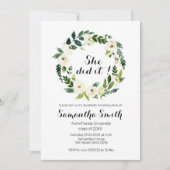 Invitation à la remise des diplômes universitaires (Devant)