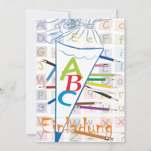 Invitation à la rentrée scolaire (Devant)