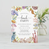 Invitation à la répétition de la fête de plage (Debout devant)