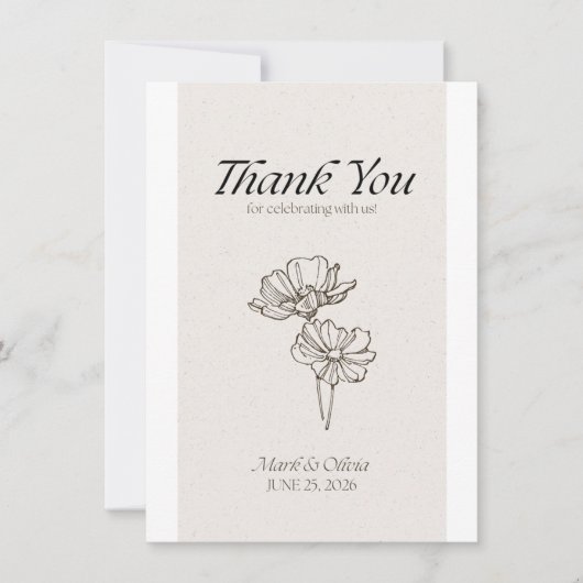 Invitation à la répétition de mariage (Devant)