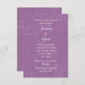 Invitation à la répétition de papillons Filigree (Devant / Derrière)