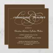 Invitation à la répétition de script sophistiquée (Devant / Derrière)