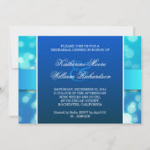 invitation à la répétition des lumières bleues (Dos)