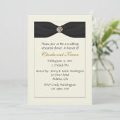 Invitation à la répétition Mariage en ivoire (Debout devant)