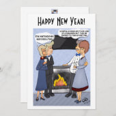 Invitation à la résolution du Nouvel An (Devant / Derrière)