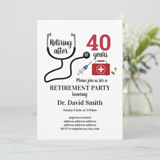 Invitation à la retraite (Debout devant)