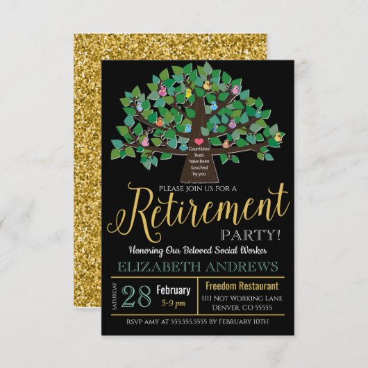 Invitation à la retraite (Devant / Derrière)