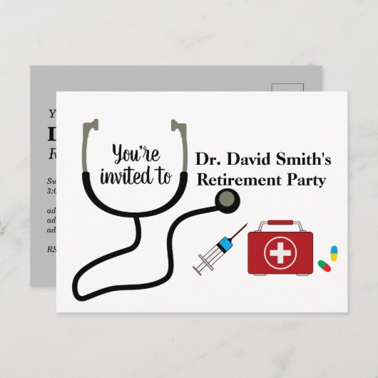 Invitation à la retraite (Devant / Derrière)