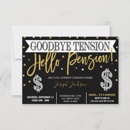 Invitation à la retraite (Devant)