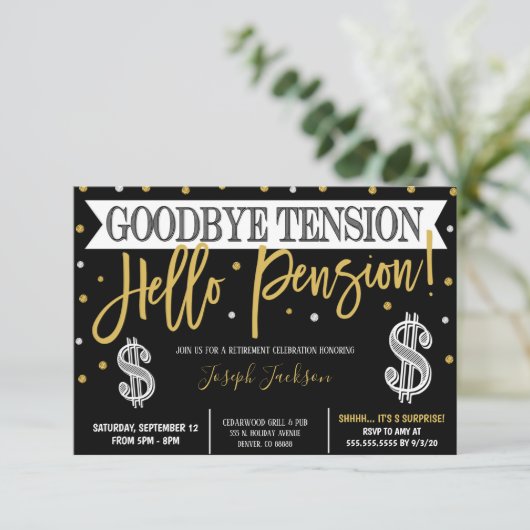 Invitation à la retraite (Debout devant)